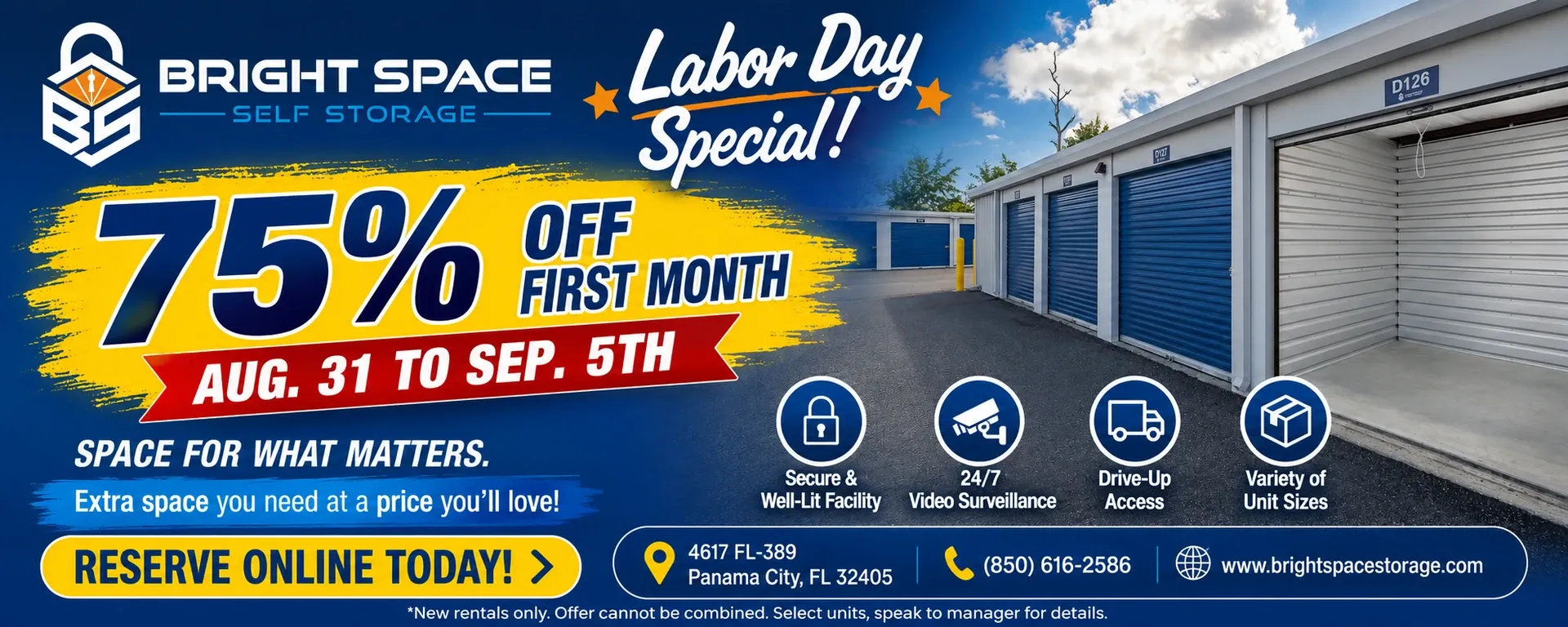 BrightSpace Labor Day Promo